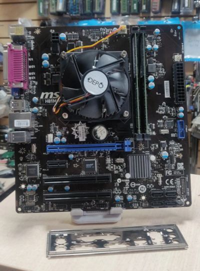 Лот: 21126107. Фото: 1. Комплект i3-4130/8GbDDR3/LGA1150... Комплекты запчастей