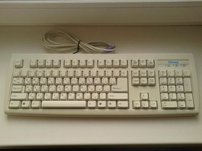 Лот: 6840903. Фото: 1. Клавиатура Chicony KB-2971 White... Клавиатуры и мыши