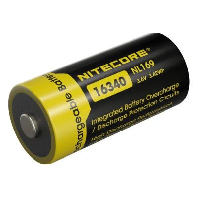 Лот: 25129490. Фото: 1. Аккумулятор Nitecore NL169, RCR123... Батарейки, аккумуляторы, элементы питания