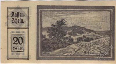 Лот: 1416851. Фото: 1. Австрия. Нотгельд. 20 геллер 1920г... Германия и Австрия