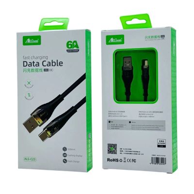 Лот: 25794709. Фото: 1. КАБЕЛЬ ALLISON ALS-C23 USB-> Type-C... Дата-кабели, переходники