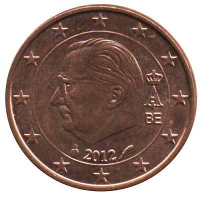 Лот: 11619380. Фото: 1. Бельгия 1 евроцент 2012 года... Европа