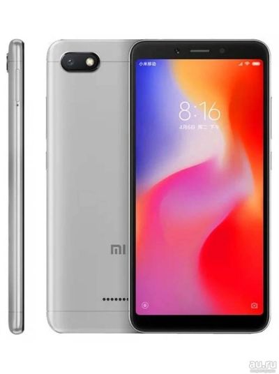 Лот: 12791258. Фото: 1. Xiaomi Redmi 6A 32Gb Серый Global... Смартфоны