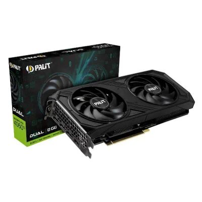 Лот: 24432595. Фото: 1. Видеокарта Palit RTX4060Ti Dual... Видеокарты