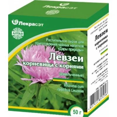 Лот: 7014256. Фото: 1. Левзея корни, 50г. Антисептики, защитные средства, медицинские маски