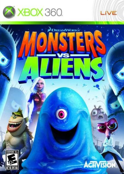 Лот: 14667942. Фото: 1. Monsters vs. Aliens Xbox 360. Игры для консолей
