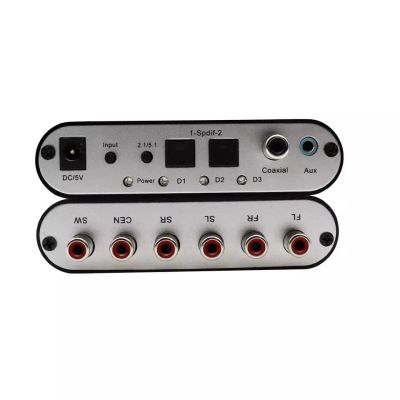 Лот: 19677523. Фото: 1. Цифровой аудио декодер 5.1 spdif. Ресиверы