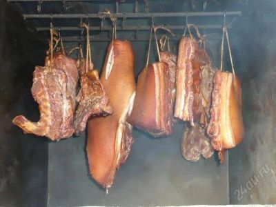 Лот: 2245611. Фото: 1. Копченое сало. Мясо, птица, яйцо