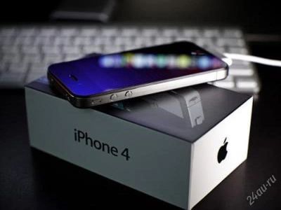 Лот: 2757841. Фото: 1. Iphone 4 16 gb Комплект. Смартфоны