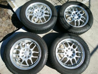 Лот: 13001096. Фото: 1. Колеса кованые R15 Bridgestone... Шины на дисках