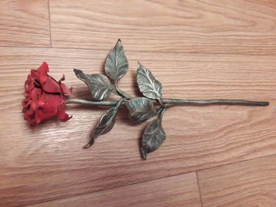 Лот: 12601921. Фото: 1. Роза кованая. Искусственные и сувенирные цветы