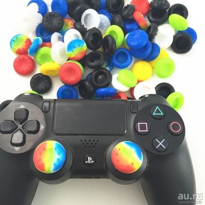 Лот: 12804523. Фото: 1. Накладки на стики PS4| Накладки... Аксессуары для игровых приставок, консолей, геймпады