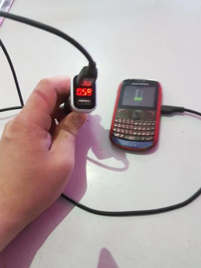 Лот: 9819199. Фото: 1. автозарядка usb 2A с вольтметром... Электроприборы для автомобиля