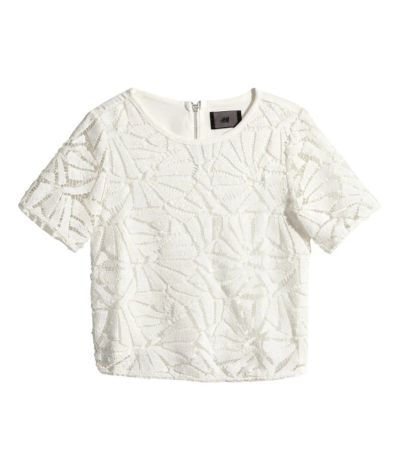 Лот: 6300122. Фото: 1. Топ в паетках H&M, р 42-44. Футболки, топы и майки