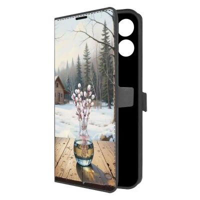 Лот: 25383018. Фото: 1. Чехол Krutoff Eco Book "Верба... Чехлы, бамперы