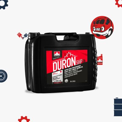 Лот: 17170270. Фото: 1. Petro-Canada DURON SHP E6 10W-40... Масла, жидкости