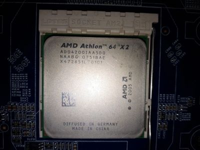 Лот: 12538412. Фото: 1. Процессор AMD athlon x2 AM2 ado4200iaa... Процессоры