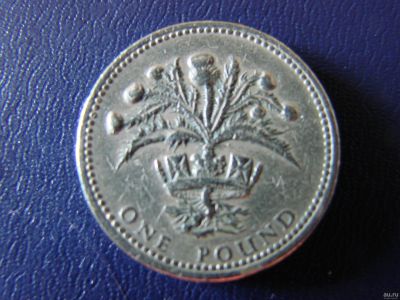 Лот: 12531380. Фото: 1. 1 фунт 1984, Соединённое Королевство... Великобритания и острова