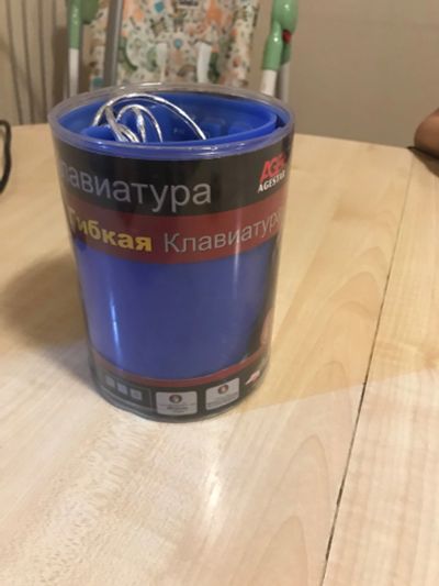 Лот: 15292618. Фото: 1. Гибкая непромокаемая клавиатура. Клавиатуры для ноутбуков