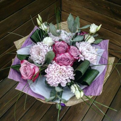 Лот: 7548481. Фото: 1. Цветы . Букет от Цветограда... Свежие цветы