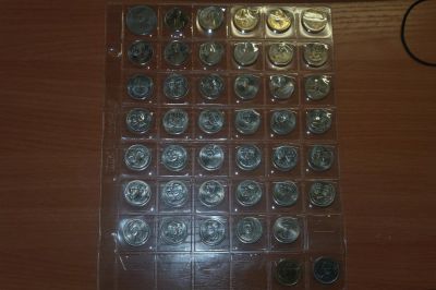 Лот: 3052516. Фото: 1. тайланд 2 бата набор 43 монеты. Азия