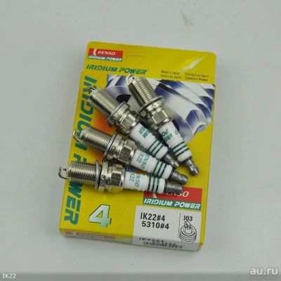 Лот: 17645666. Фото: 1. Свеча зажигания IK22 DENSO. Расходные материалы