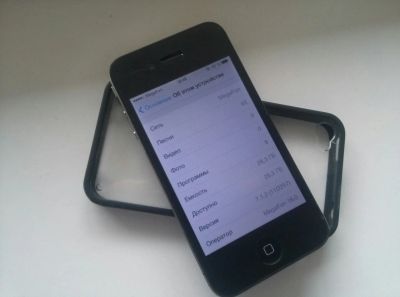 Лот: 7454372. Фото: 1. iphone 4 32 gb торг (ios 7.1.2... Смартфоны