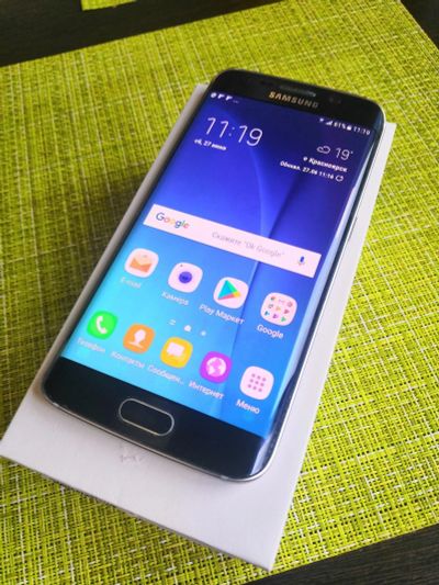 Лот: 16203926. Фото: 1. Samsung galaxy S6 Edge 3/32gb. Смартфоны