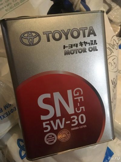 Лот: 13435247. Фото: 1. Toyota motor oil SN/GF-5 5w-30. Масла, жидкости