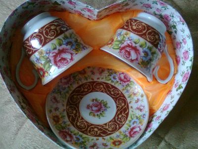 Лот: 3788088. Фото: 1. Две чайные пары . Новое . Кружки, стаканы, бокалы