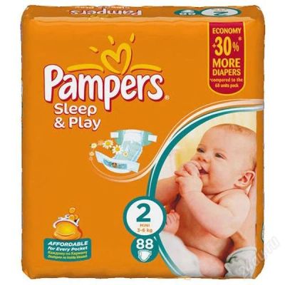 Лот: 2781019. Фото: 1. Подгузники Pampers Sleep&Play... Детская гигиена