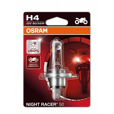 Лот: 9030338. Фото: 1. Лампа Osram Night Racer 50 H4... Оптика и освещение