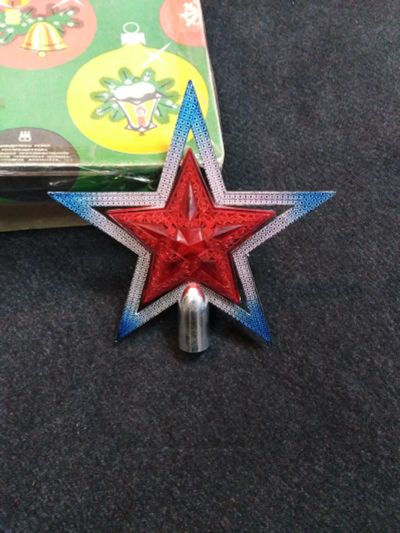 Лот: 18371620. Фото: 1. Звезда, Навершие, Макушка для... Гирлянды, шарики, новогодние аксессуары