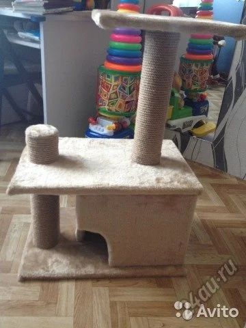 Лот: 5729423. Фото: 1. домик для кошки. Домики, переноски, клетки, когтеточки