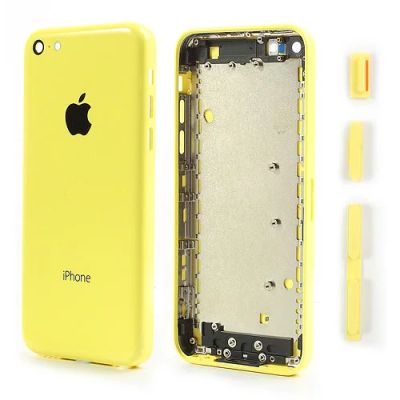 Лот: 4980240. Фото: 1. Корпус iPhone 5C Желтый Оригинал... Корпуса, клавиатуры, кнопки