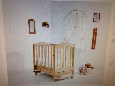 Лот: 6416902. Фото: 1. Детская кроватка. Детские кровати и кроватки