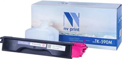 Лот: 21375221. Фото: 1. Картридж NV Print TK-590M Пурпурный... Картриджи, расходные материалы
