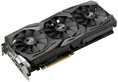 Лот: 12306310. Фото: 1. Видеокарта Asus STRIX GTX 1070... Видеокарты