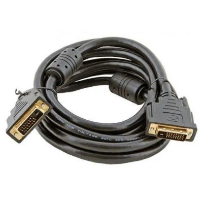 Лот: 24949025. Фото: 1. Кабель DVI-D(m) - DVI-D(m) 5.0м... Шлейфы, кабели, переходники