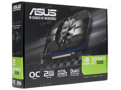 Лот: 11390342. Фото: 1. Видеокарта Asus GeForce GT 1030... Видеокарты