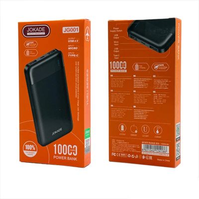 Лот: 22145049. Фото: 1. Power Bank JOKADE JG001 10000mAh... Внешние, портативные аккумуляторы для смартфонов (Power bank)