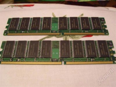 Лот: 645981. Фото: 1. память HUNIX DDR400 256mb*2шт. Оперативная память