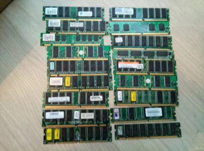 Лот: 12723878. Фото: 1. Память раритетная SDram, DDR-1... Оперативная память
