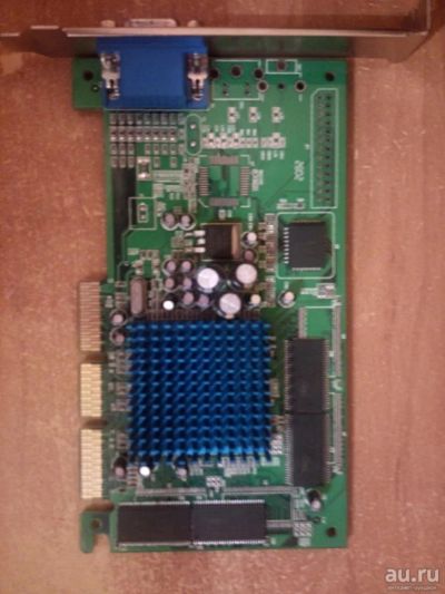 Лот: 9104697. Фото: 1. Видеокарта AGP 4х GeForce2 MX200... Видеокарты