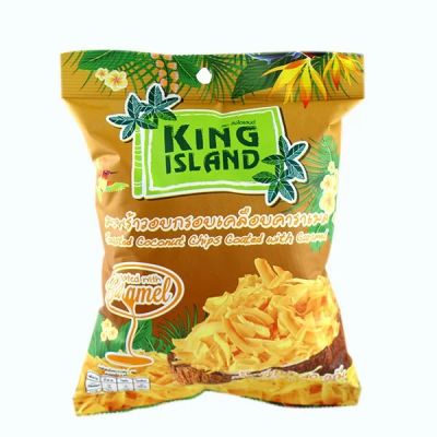 Лот: 8742974. Фото: 1. Кокосовые чипсы King Island, с... Другое (кондитерские изделия, конфеты)