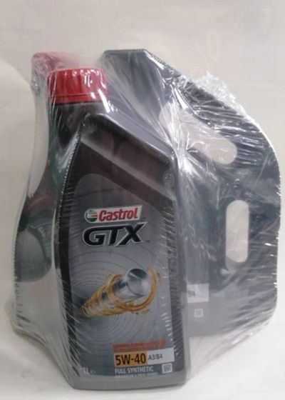 Лот: 16546759. Фото: 1. Castrol GTX 5W40 А3/В4 Кастрол... Масла, жидкости