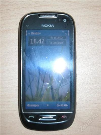Лот: 2094249. Фото: 1. Nokia C7-00 BLACK. Смартфоны