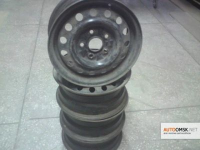 Лот: 4369230. Фото: 1. штамповка R14 5x114.3 4 штуки. Диски