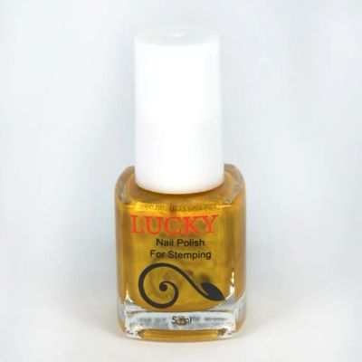 Лот: 6520671. Фото: 1. Лак для стемпинга Lucky, 5ml -... Украшения, дизайн ногтей