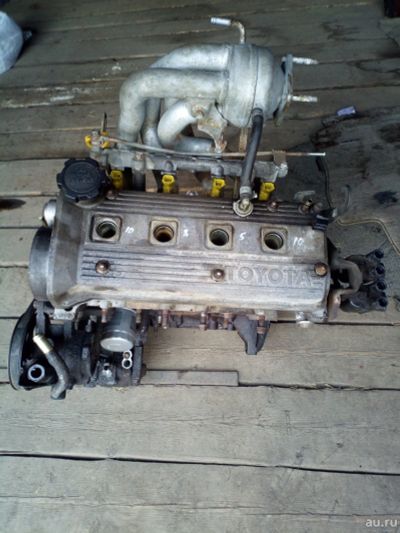 Лот: 13514408. Фото: 1. Двигатель в сборе 5E-FE Toyota... Двигатель и элементы двигателя